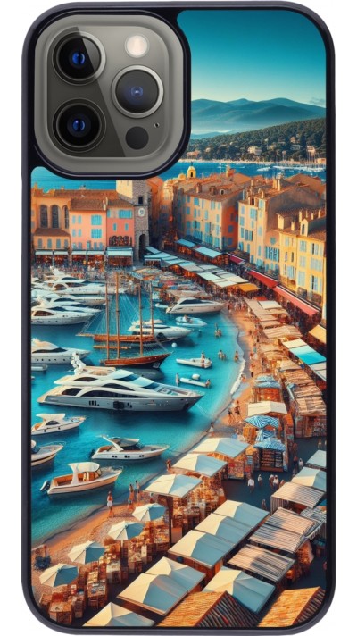 Coque iPhone 12 Pro Max - Saint-Tropez Beach