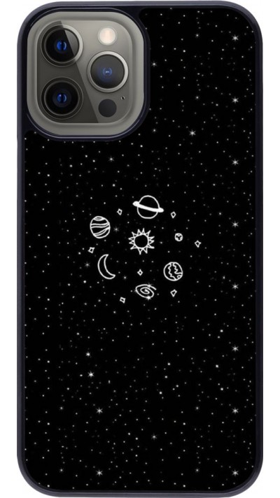 Coque iPhone 12 Pro Max - Space Doodle