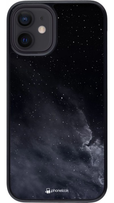 Coque iPhone 12 mini - Black Sky Clouds