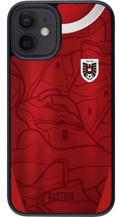 iPhone 12 mini Case Hülle - Austria personalisierbares Fussballtrikot