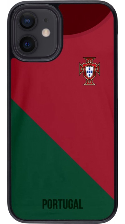 Coque iPhone 12 mini - Maillot de football Portugal 2022