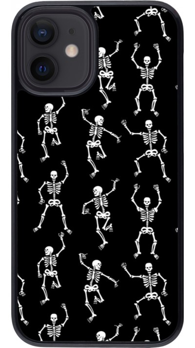 Coque iPhone 12 mini - Halloween 2024 dancing skeleton