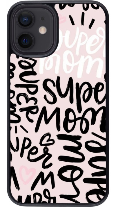 Coque iPhone 12 mini - Mom 2024 Super mom