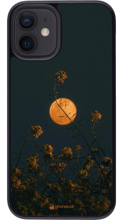 Coque iPhone 12 mini - Moon Flowers