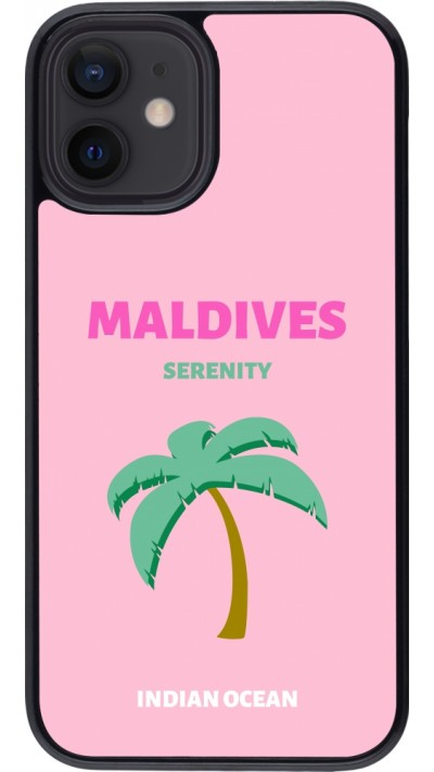 Coque iPhone 12 mini - Pop Summer Destination Maldives