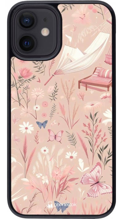 Coque iPhone 12 mini - Summer Pastel Pattern