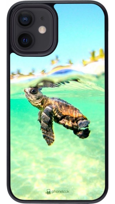 Coque iPhone 12 mini - Turtle Underwater