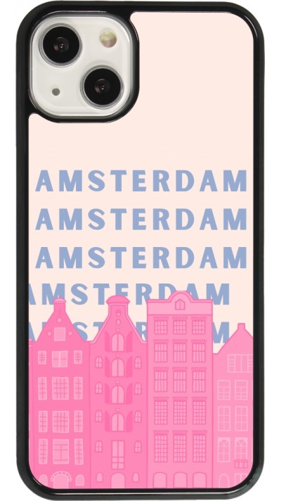 Coque iPhone 13 - Amsterdam Pink Print