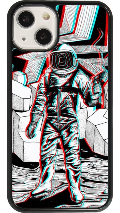 Coque iPhone 13 - Anaglyph Astronaut