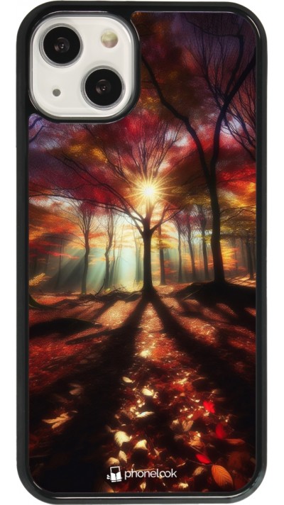 Coque iPhone 13 - Automne doré glare