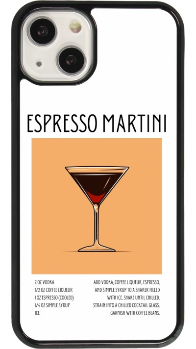 iPhone 13 Case Hülle - Cocktail Rezept Espresso Martini