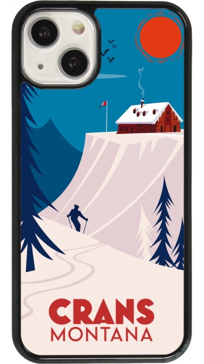 Coque iPhone 13 - Crans-Montana Cabane