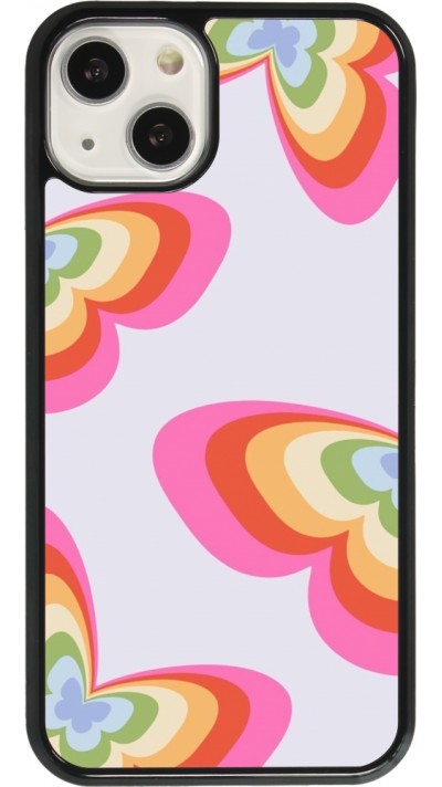 iPhone 13 Case Hülle - Easter 2024 rainbow butterflies