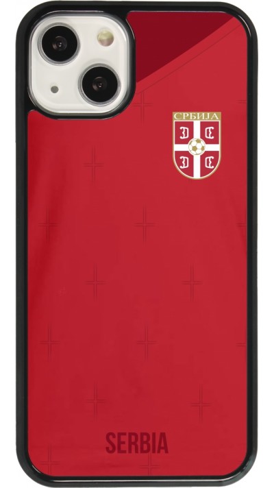 Coque iPhone 13 - Maillot de football Serbie 2022 personnalisable