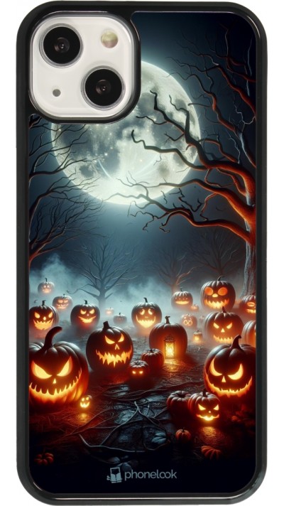 iPhone 13 Case Hülle - Halloween 2024 Viele Kuerbisse