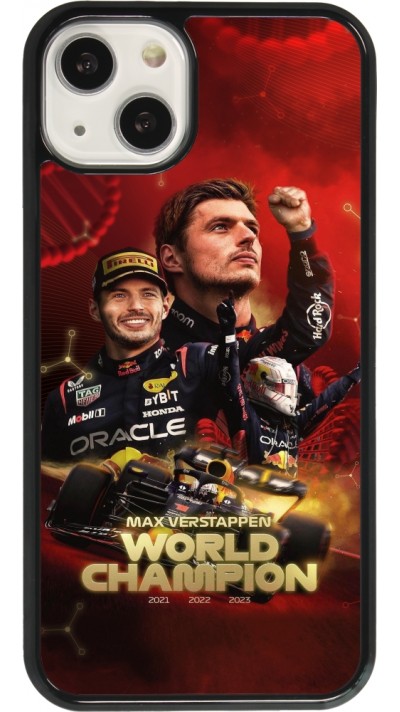 Coque iPhone 13 - Max Verstappen Champion 2023