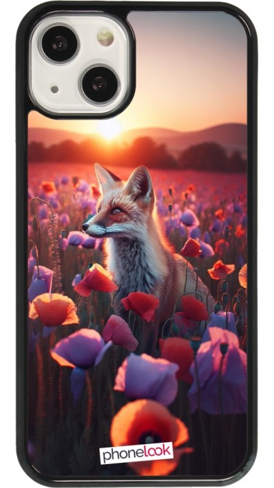 Coque iPhone 13 - Renard pourpre au crépuscule