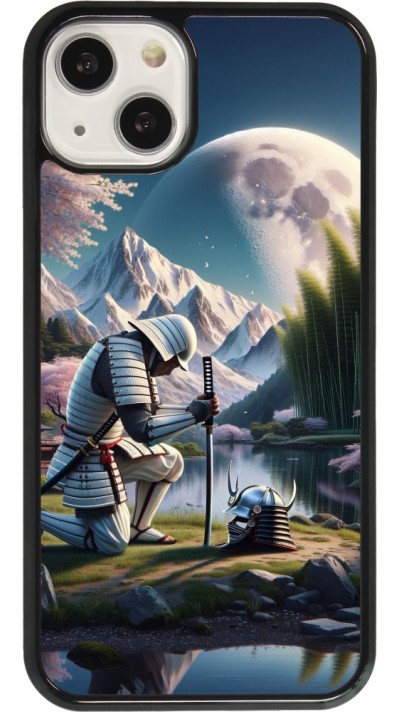 Coque iPhone 13 - Samurai Katana Lune