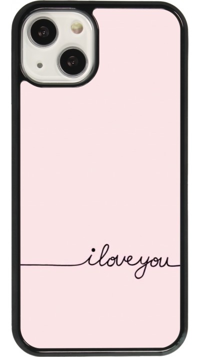 Coque iPhone 13 - Valentine 2023 i love you writing