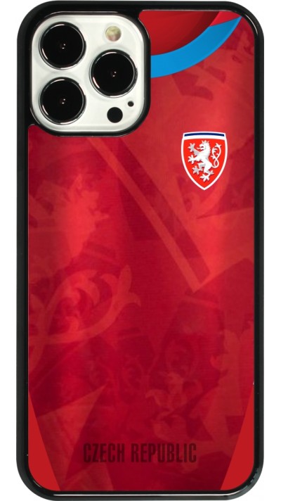 Coque iPhone 13 Pro Max - Maillot de football République Tchèque personnalisable