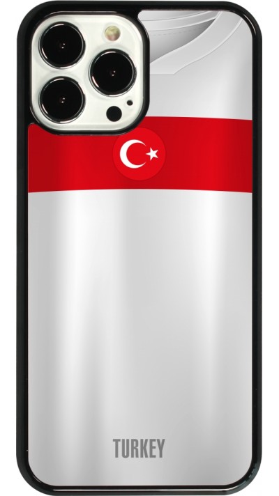 Coque iPhone 13 Pro Max - Maillot de football Turquie personnalisable