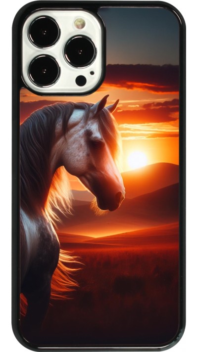 Coque iPhone 13 Pro Max - Majestic Sunset Horse