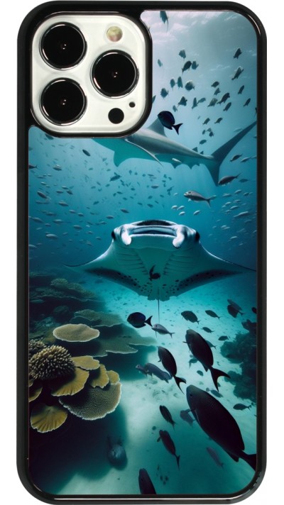 Coque iPhone 13 Pro Max - Manta Lagon Nettoyage