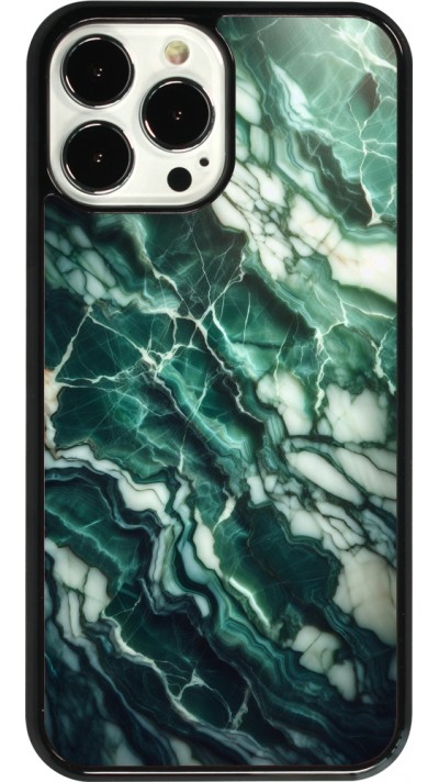 Coque iPhone 13 Pro Max - Marbre vert majestueux