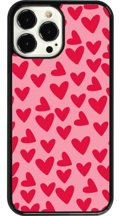 Coque iPhone 13 Pro Max - Mom 2024 petits coeurs