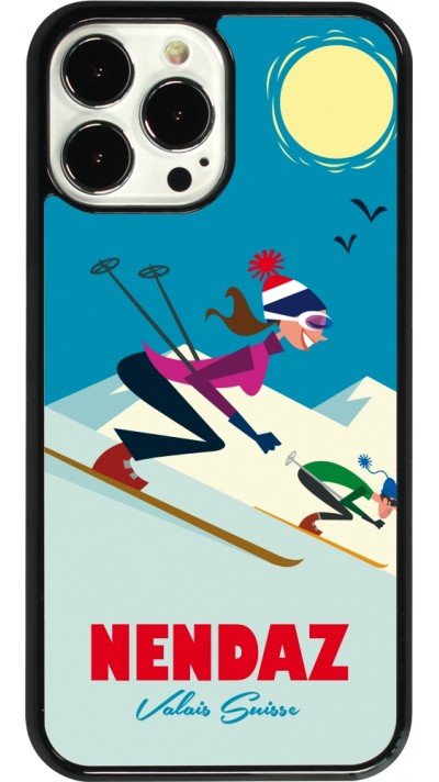 Coque iPhone 13 Pro Max - Nendaz Ski Downhill