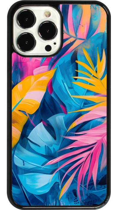 Coque iPhone 13 Pro Max - Palms Blue