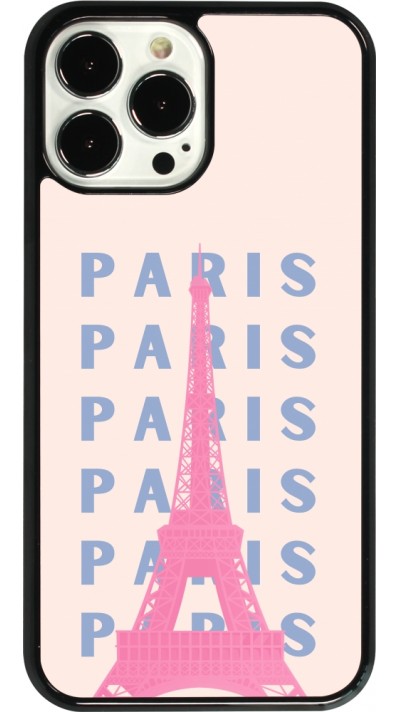 Coque iPhone 13 Pro Max - Paris Pink Print