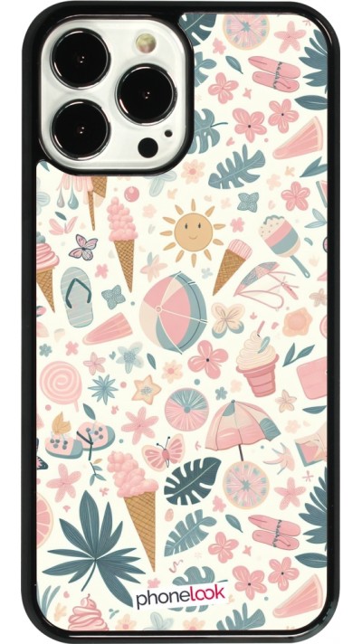 Coque iPhone 13 Pro Max - Summer Pink Pattern