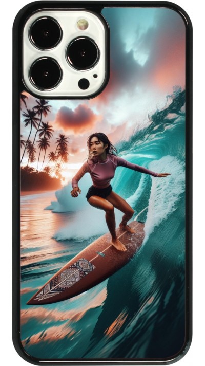 Coque iPhone 13 Pro Max - Surfeuse Balinaise