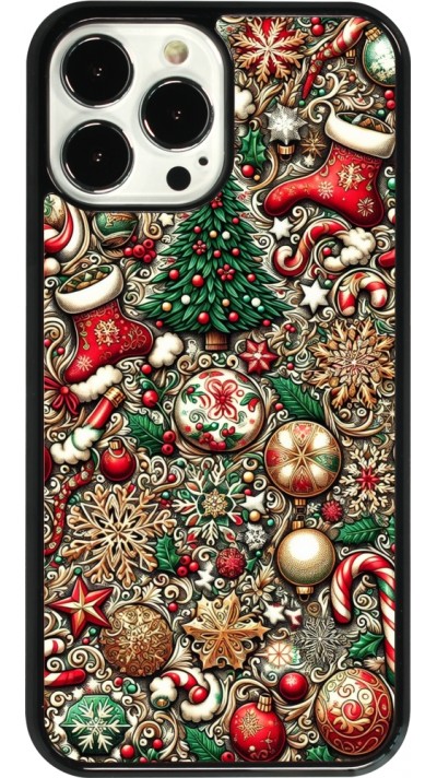 Coque iPhone 13 Pro Max - Noël 2023 micro pattern