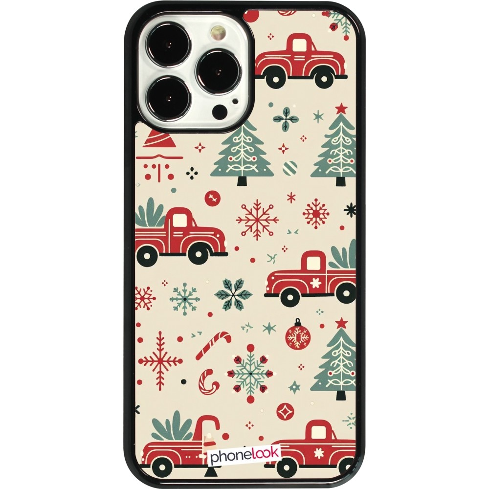 Coque iPhone 13 Pro Max - Noël 2024 Camion Sapin