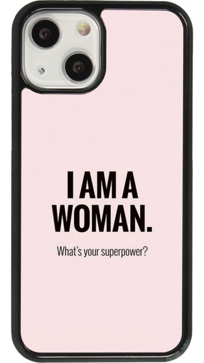 Coque iPhone 13 mini - I am a woman