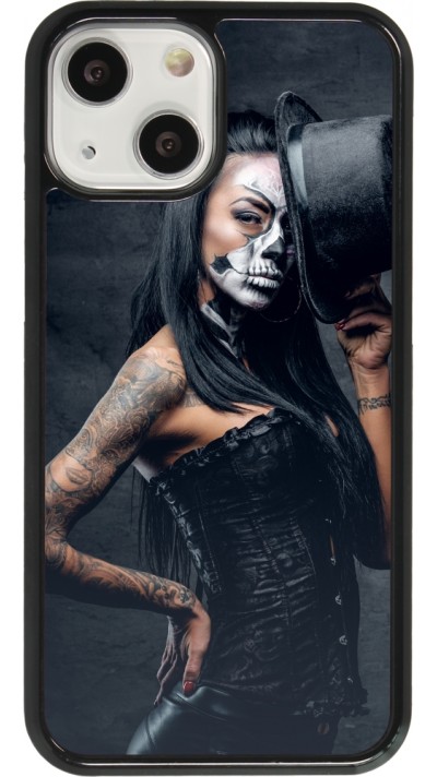 Coque iPhone 13 mini - Halloween 22 Tattooed Girl