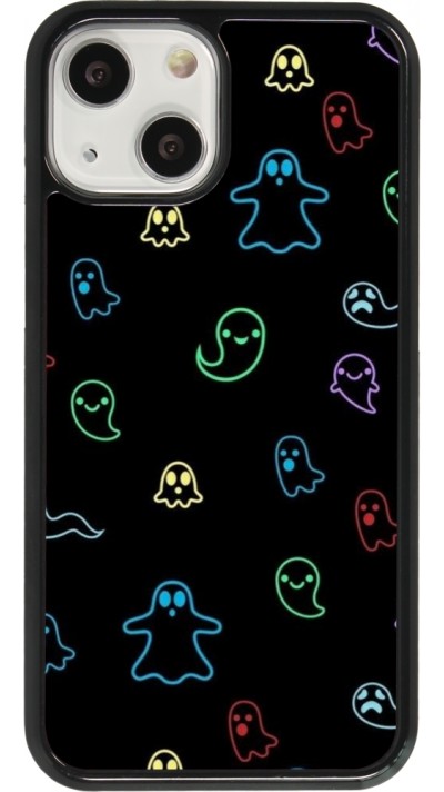 Coque iPhone 13 mini - Halloween 2024 colorful ghosts