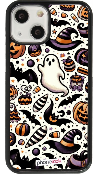 Coque iPhone 13 mini - Halloween 2024 Cute Pattern