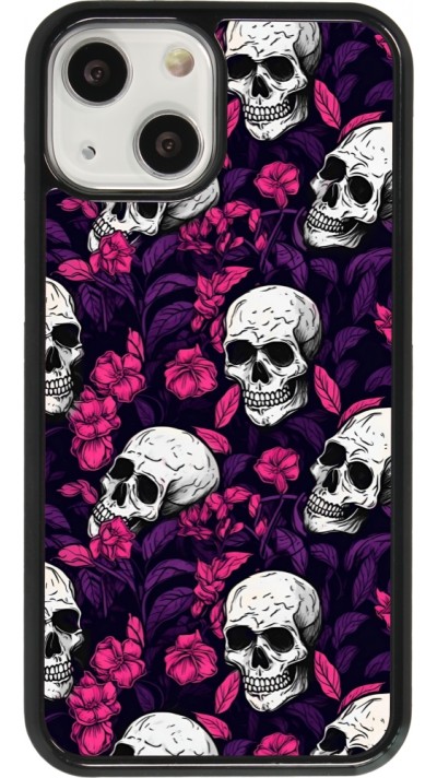 Coque iPhone 13 mini - Halloween 2024 romantic skulls