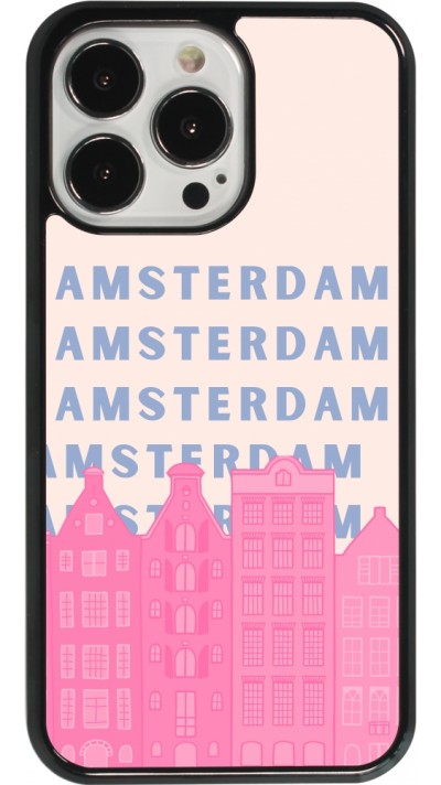 iPhone 13 Pro Case Hülle - Amsterdam Pink Print