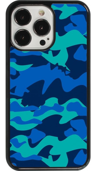 iPhone 13 Pro Case Hülle - Camo Blue