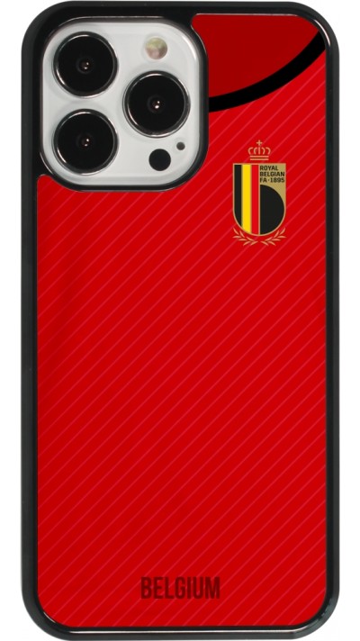 Coque iPhone 13 Pro - Maillot de football Belgique 2022 personnalisable