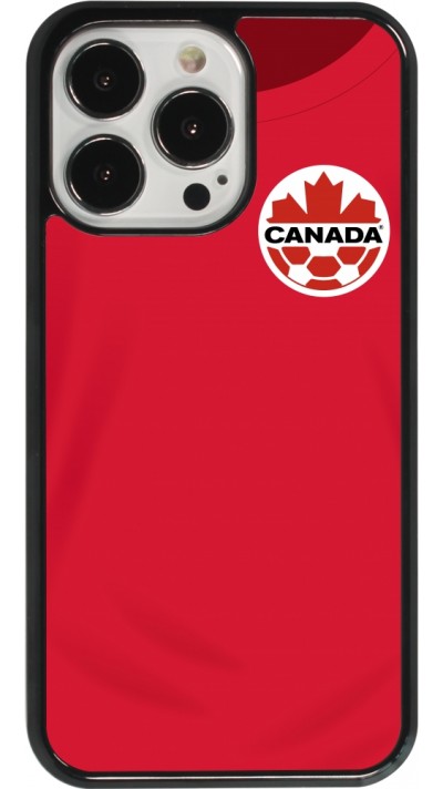 Coque iPhone 13 Pro - Maillot de football Canada 2022 personnalisable