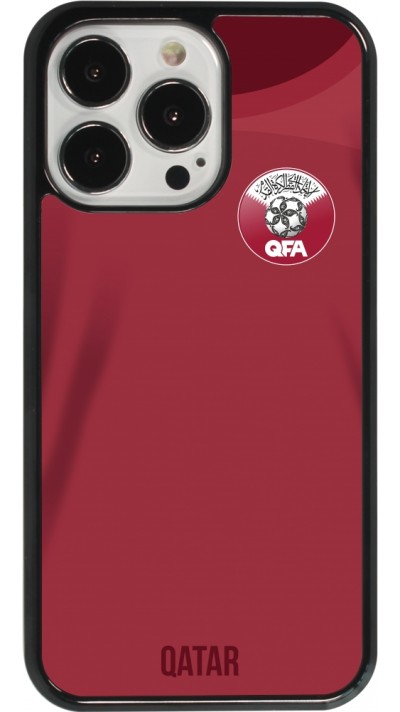 Coque iPhone 13 Pro - Maillot de football Qatar 2022 personnalisable