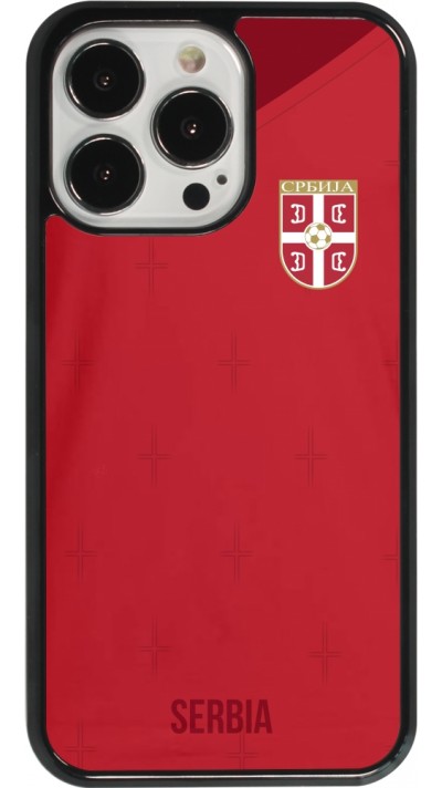 Coque iPhone 13 Pro - Maillot de football Serbie 2022 personnalisable