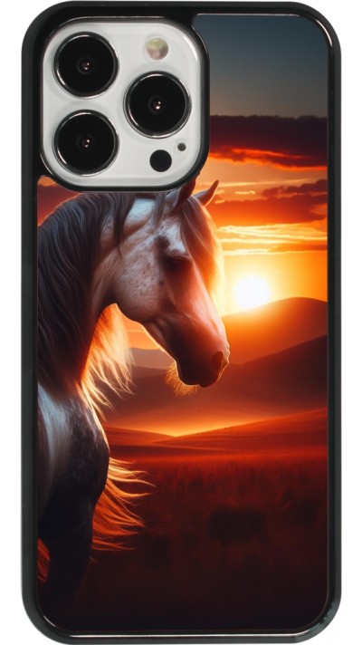 Coque iPhone 13 Pro - Majestic Sunset Horse