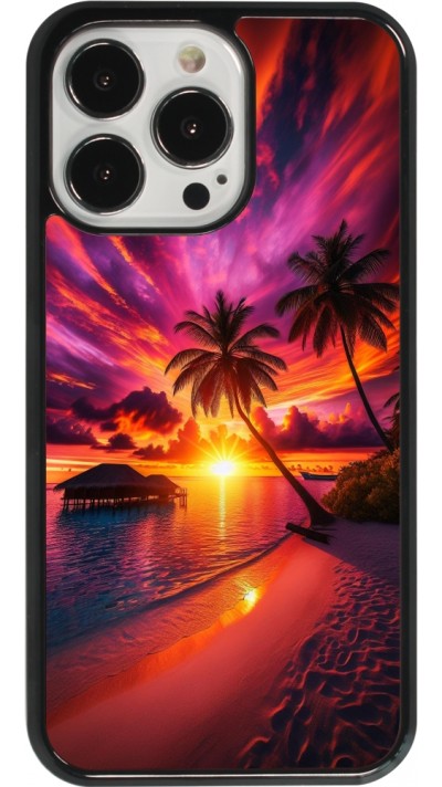 Coque iPhone 13 Pro - Maldives Dusk Bliss