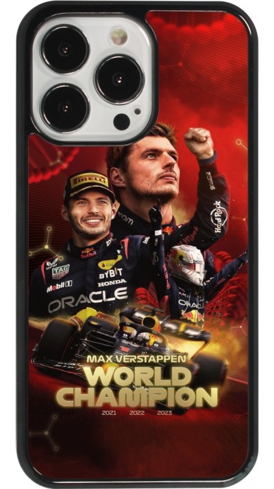 Coque iPhone 13 Pro - Max Verstappen Champion 2023